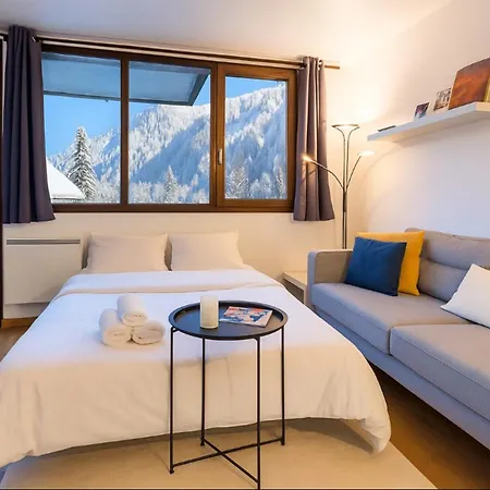 Lägenhet Escape In Breathtaking View Mont-blanc